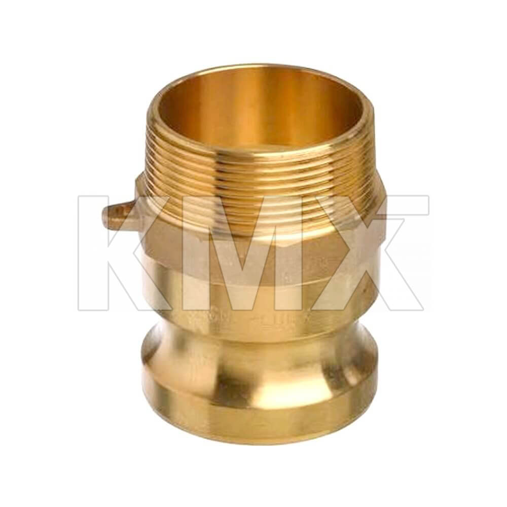  F150 Camlock Bronce Tipo F Macho HE NPT 1-1/2"