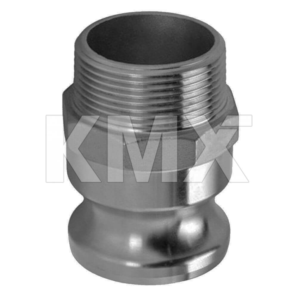  F800 Camlock Acero Inoxidable Tipo F Macho HE NPT 8"