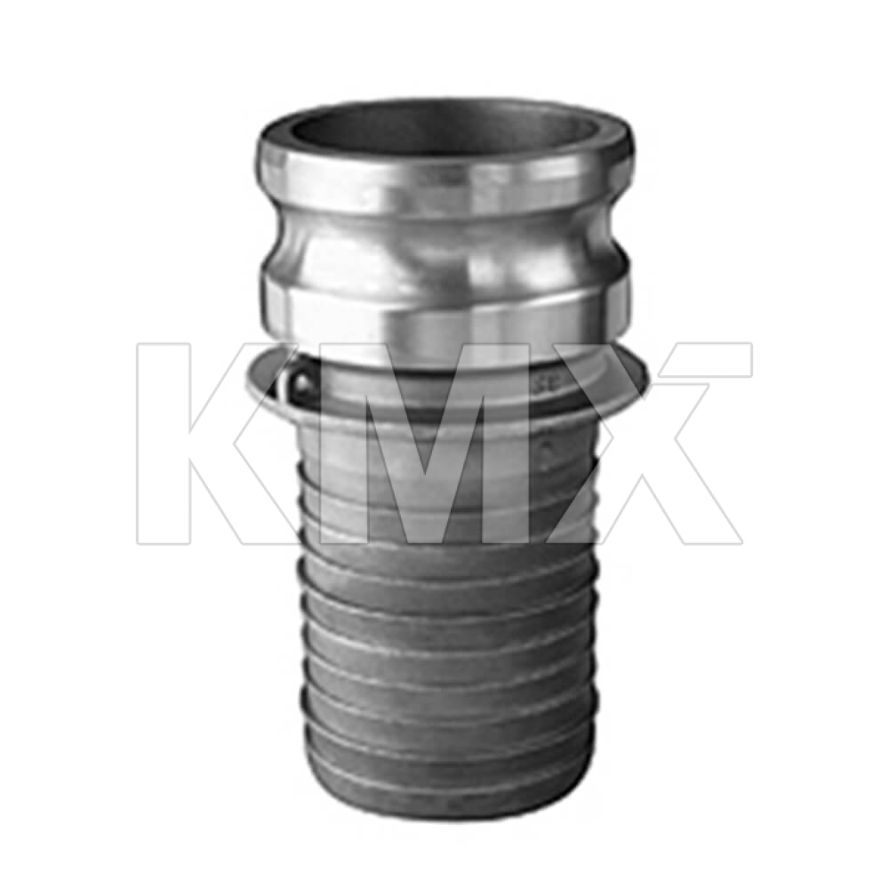  E125 Camlock Aluminio Tipo E Macho Espiga 1-1/4"