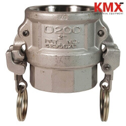  RD200EZ Camlock Hembra HI NPT, Tipo D 2" SS316 DIXON