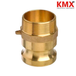  F200 Camlock Bronce Tipo F Macho HE NPT 2"