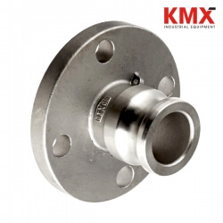 Vista 2 : Adaptador Camlock Inoxidable Flange-Macho 4" x 3"