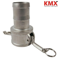 Vista 3 : Camlock Acero Inoxidable Tipo C Hembra Espiga 8"