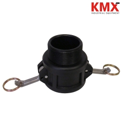Vista 2 : Camlock Polipropileno Tipo B Hembra HE NPT 2-1/2"