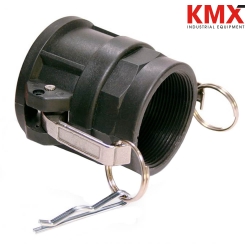 Vista 2 : Camlock Polipropileno Tipo D Hembra HI NPT 1-1/4"